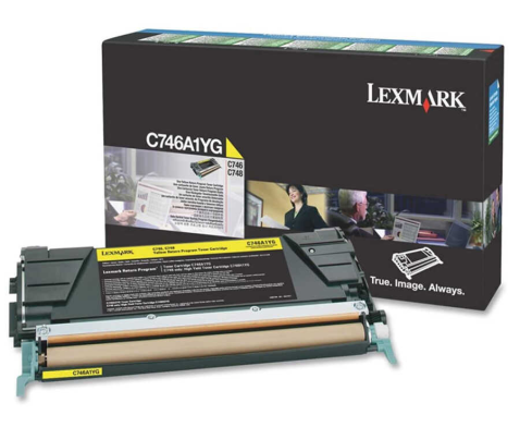 Lexmark C746A1YG - Sarı Toner